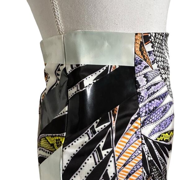 Just Cavalli Multi Color Palm Print Maxi Skirt IT 40 US 4 Small - Picture 5 of 16